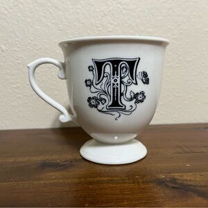 Anthropologie Monogram “T” Mug/Tea Cup